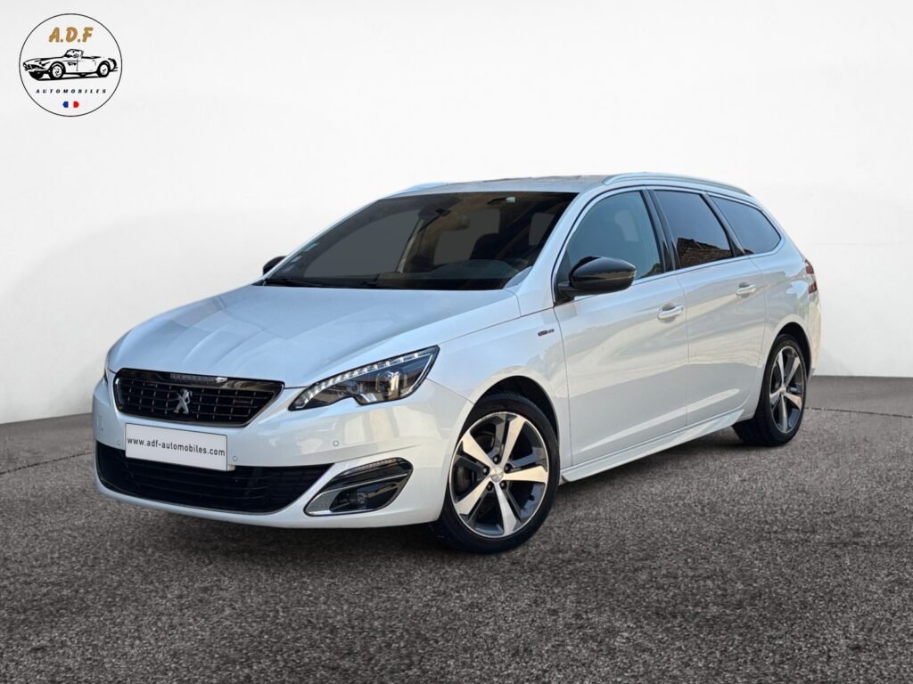 Peugeot 308 SW Gt Line blanc nacrée
